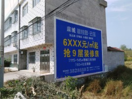 马尔康墙体广告质量分析
