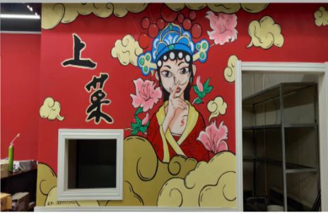 马尔康墙体彩绘的发展和应用